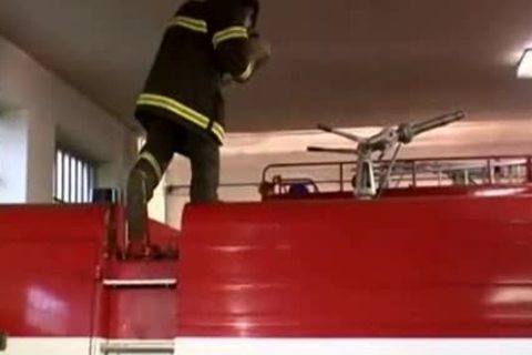 hardcore - nasty Firemen in lovely Pumping Scene