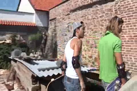 young long Haired Skaters