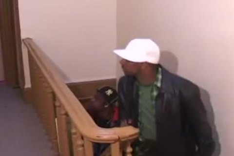 Monster darksome rods Colliding In Sizzling