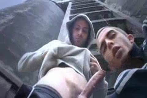 Fit Scally Chav teens Outdoor threesome