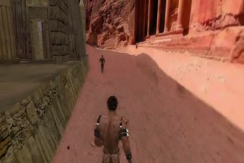 bdsm Play In A Temple Near Petra. Filmed In Second Life