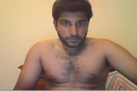 This Indian Masturbates And Squirts On His Face
