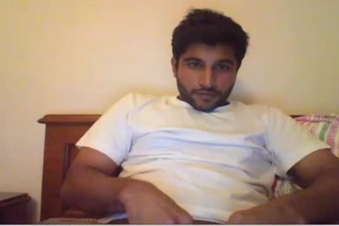 This Indian Masturbates And Squirts On His Face