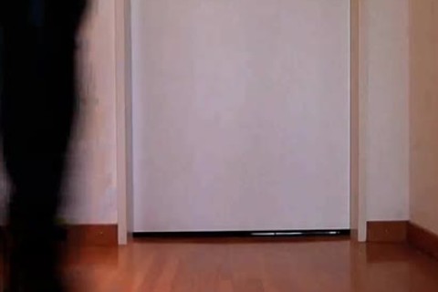 Jerking Wearing black Over-knee High-heels With dildo And Cumming