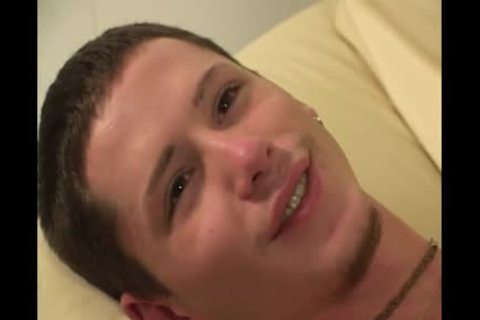 White teen gets A darksome weenie Up His butthole