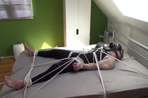 Two teens Having joy In Lycra With Breathcontrol And Magic Wand