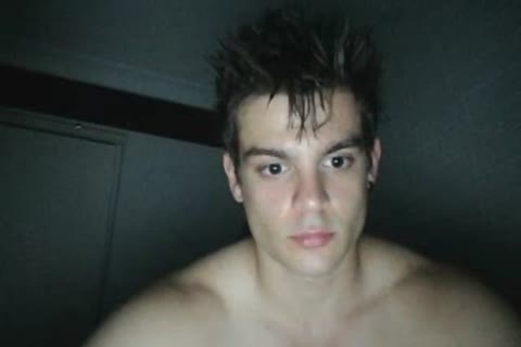 Greek Muscle boy With large 10-Pounder, taut arsehole