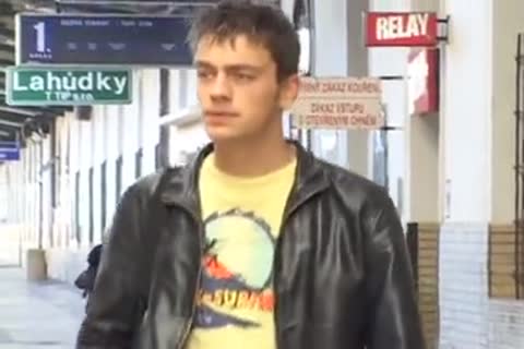 Czech guy Takes A Load