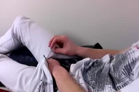 Ginger Emo twink Kai Alexander Pleasures Himself On A bed