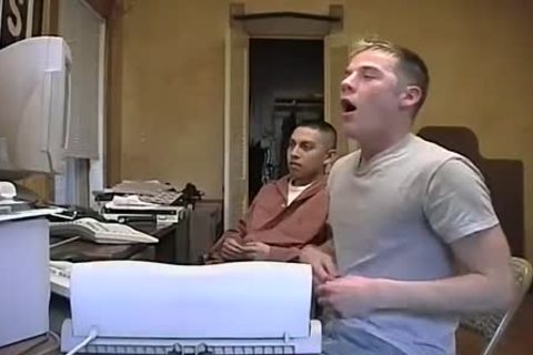 twink Deepthroating dicks Uncut penis And Licking his nuts