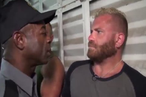 Interracial penis-sucker