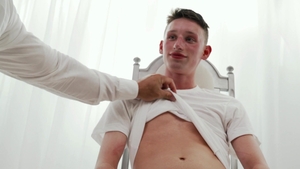 MissionaryBoys.com: Stroking & hot teen chick Elder Hansen