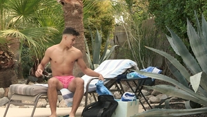 Brother Crush - Tanned Vinny Blackwood feels up to squirts