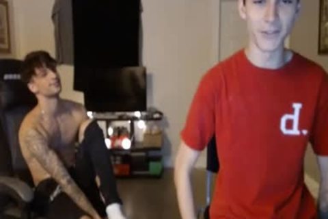 2 fresh twinks Caressing Their dicks