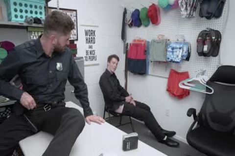 'Straight Security Officers banging Each Other'