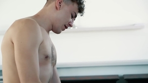 Icon Male - American Zander Lane blowjob cum after classes HD