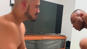 Drill My Hole - Inked Dann Grey blowjob cum indoors