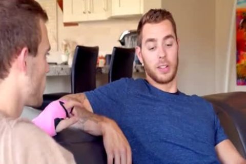 Giving His Buddy A Hand And A naked shlong