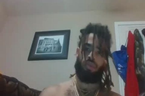 dude With A nice arse Fondling And Masturbating With A dildo In His pooper opening