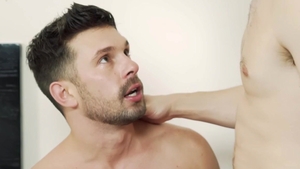 MEN.com - Muscle twink boy finds pleasure in hard nailining