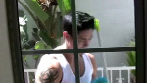 Cum Fu: Solo tattooed Peter Le asian rammed hard