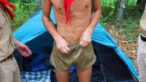 Boys At Camp - Very cute Cyrus Stark bends over porn