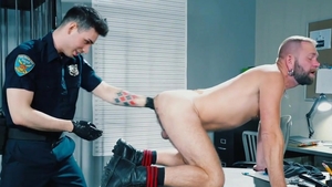 Club Inferno Dungeon - Police officer goes for ramming hard