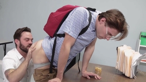 Bully Him - College student has a thing for loud sex