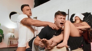 Str8toGay.com - Tattooed Ryan Bailey foot licking