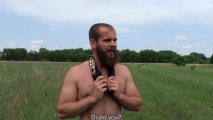 Czech Hunter: Czech dude bareback butt sex outdoors