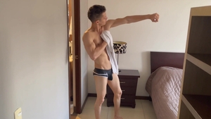 EastBoys: Hairy Ricky Iglesias POV rides a hard dick outdoors