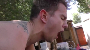 BlacksOnBoys: Girlfriend Drake sucking black cock