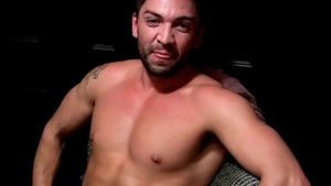 FetishMen - Dominic Pacifico cumshot after interview