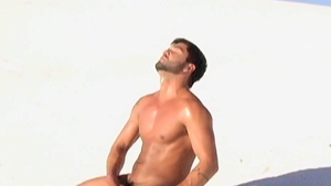 FetishMen: Dominic Pacifico jerking uncut cock