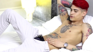 BoyFun: Solo inked Max caucasian redhead cumshot