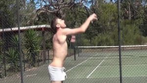 AndysAussieBoys - Hard slamming with australian Nick outdoors