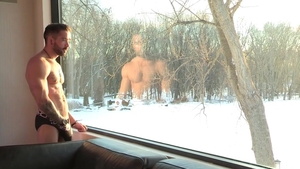 Maskurbate - Sexy Zack Lemec digs hard sex