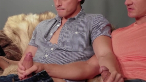 Hunk Stepbro's Flip plow while Watching Porn