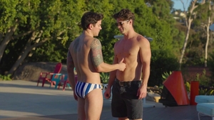 NextDoorStudios: Inked Devin Franco tongue kissing rimming