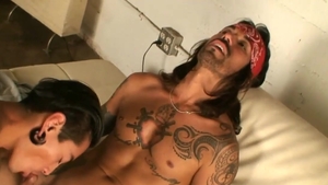 AlternaDudes: Inked Thrasher & Saint Dillon sucking dick