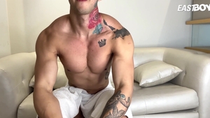 EastBoys: Athletic big dick latino cumshot