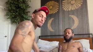 Hunk dark fucking Tatted Bottom