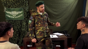 MilitaryDick: 3-Man Army Threesome Defies Expectations