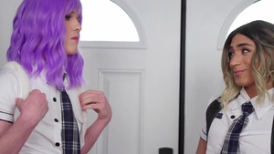 Femboyish: Femboy Threesome in Action