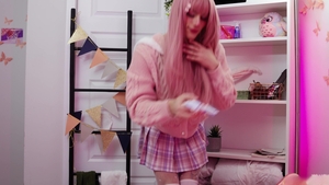 Femboyish: Caucasian Cutie's Big Toy
