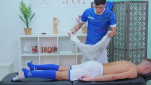 Sneaking into the Spa with My Soccer Bro