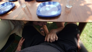 Str8 Chaser: Under-the-Table Footjobs