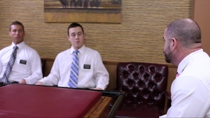 Missionary Boys: Elder Miller Stripped to Underwear