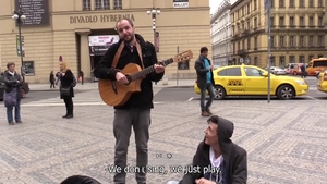 Czech Hunter: Czech Street Musicians Play a Dirty Tune