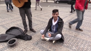 Czech Hunter: Czech Street Musicians Play a Dirty Tune
